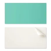 shumee Komplet PVC ploščic z dekorjem za kuhinjo ali kopalnico, barva mete, 6x60x30 cm