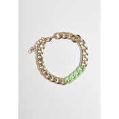 Colorful Base Bracelet - Gold Color/Neon Green