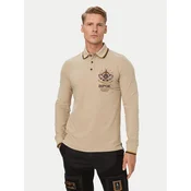 Aeronautica Militare Polo majica 262PO1942UP00400 Bež Regular Fit