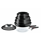 Tefal Ingenio Easy Cook & Clean 13-dijelni set, crna (L1549023)