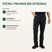 Tekton Pro Višenamenske pantalone Panther Track, Tamnosive