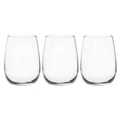 Set of 3 drinking glasses, 490 ml, made of glass - Borgonovo
