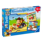 Ravensburger Puzzle Paw Patrol: Patrulja: Heroji 3x49 kosov
