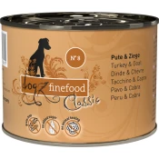 dogz finefood Pasja hrana Classic No. 08 - Puran in koza - 200 g