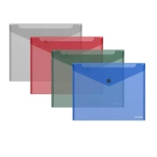 Erich Krause Mapa z gumbom B5, 24 x 19,1 cm sortirane barve