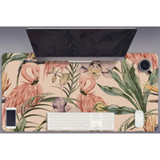 Decormat Podloga za pisalno mizo Flamingos 100x50 cm