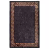 Perivi tepih 80 x 150 cm crno-zlatni