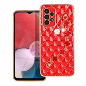 TREND ovitek z verižico za Samsung Galaxy A52 5G / A52 LTE ( 4G ) / A52S rdeč