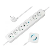 LOGILINK Produžni kabl 6 mesta, nožni prekidac, 1,5m, beli