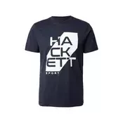 Hackett London Majica mornarsko plava / bijela