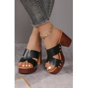 Sandali natikači s peto Soul Whisperer