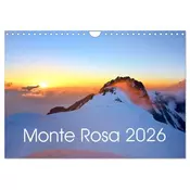 Monte Rosa (Wandkalender 2026 DIN A4 quer), CALVENDO Monatskalender