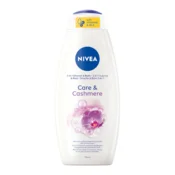 134915 NIVEA 2-v-1 gel za prhanje in pena za kopel Care & Cashmere 750 ml