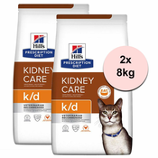 Hills Prescription Diet Feline k/d Kidney Care Chicken 2x8 kg