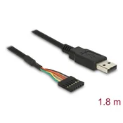 Kabel DELOCK, USB 2.0 na TTL pin header 6 pin, 1,8m