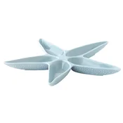Platter for serving appetizers, starfish shaped, porcelain, 37 x 33 cm