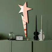 Wallity Ogledalo Ozgl521, 24x60 cm, Rose-gold