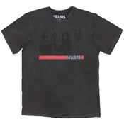 The Killers Band Photo Mono (Stone Wash) Charcoal Grey L Majica