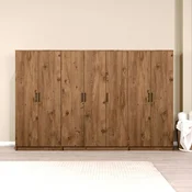 Hanah Home Ormar Kardelen 1600-116, 280x180x51,8 cm, , Braon