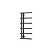 Mexen Jukon dekorativni kopalniški radiator 988 x 500 mm, 461 W, črn - W116-0988-500-00-70