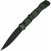 Piranha Knives Auto 21 Button Lock Green