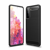 Ovitek za Samsung S21 Plus 5G | Carbon vzorec | Črn