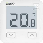 slomart Internetni termostat ENGO E10-W za vgradnjo v steno, bel, 230V