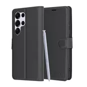 Etui Techsuit Leather Folio za Samsung Galaxy S25 Ultra - črn