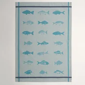 Kuhinjska krpa 50 x 70 cm Morska bitja, modra
