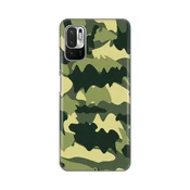 Silikonska maska za Xiaomi Redmi Note 10 5G Army Print Skin maslina
