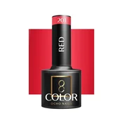 OCHO NAILS Hibridni lak za nohte rdeč 201 -5 g