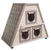 SUNNYPET Mačja hiša Madeira - D 90 x Š50 x V 75 cm