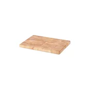 Daska za rezanje 30 x 21 cm, smeda, stablo kaucukovca, Continenta