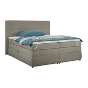 Boxspring Krevet Palace 180/200 cm , bež-siva