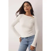 Trendyol Milla ženska bluza Twoaw26Bz00134, Krem