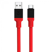 Tactical Fat Man kabel USB - A / USB - C - 1m - rdeč KP31179