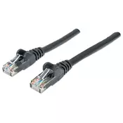Intellinet Cat6, CCA, U/UTP, PVC, RJ45, 2m, crni