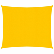 Jedro za zaštitu od sunca 160 g/m2 pravokutno žuto 2x2,5 m HDPE