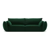 Tamno zelena baršunasta sofa 208 cm Vanda – Mazzini Sofas