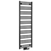 ALBRECHT Kopalniški radiator 500x1570 mm, centralni priključek, črna mat - Črna mat barva - 500x1570 mm - Bruckner - ALBRECHT - 24 - Jeklo - Oblika H - Oblika H - 500 - 1570 - 6.2 - 14