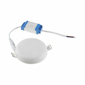 LED vgradna svetilka brez roba 6W 600lm 92x33mm 4000K