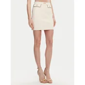 Elisabetta Franchi Mini krilo GO-T03-51E2 Écru Regular Fit