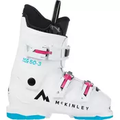 McKinley MG 50-3, otroški smučarski čevlji, bela 409208