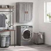Vidaxl vidaXL Stenska omarica siva sonoma hrast 69,5x34x90 cm