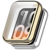 GS Ovitek 2 v 1 z zaščitnim ovitko za zaslon za Xiaomi Smart Band 10 Pro, zlat