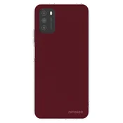 Silikonski prozorni ovitek za Xiaomi Poco M3 - Burgundy red