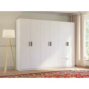 Ormar Bristol 205 Bijela, 210x269x54cm, Porte guardarobaVrata ormari: Klasicna vrata