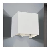Orion AL 11-1314 - LED spoljašnje zidno svetlo sa senzorom CUBE-S LED/13W/230V IP54 bela