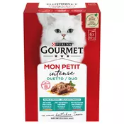 3 + 1 gratis! 4 x GOURMET - Mon Petit: Mješavina mesa i ribe (4 x 6 x 50 g)
