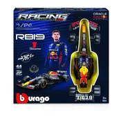 Bburago 1:24 RACE Formula F1 MODEL-KIT- Red Bull RB19(2023) #1 Max Verstappen s stojalom